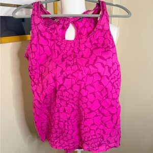 The North Face Pink Patterned Tank Top